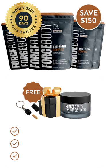 3 Month Supply - Beef Organ Complex 6 Pouches | OTP - (FREE: Daily dose bottle, On the go pill case, Mystery gift) 34 3 Month Supply - Beef Organ Complex 6 Pouches | OTP - (FREE: Daily dose bottle, On the go pill case, Mystery gift)